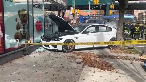 4 hospitalized after car crashes into urgent care clinic in Queens; driver charged - ABC7 New York