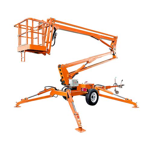 Towable boom lift rental with CE 35ft from manufacturer - Tuhe lift