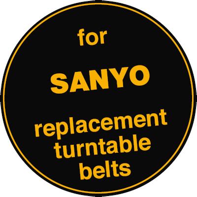 Turntable Belt for SANYO Turntables