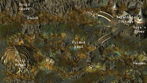 Mike's RPG Center - Baldur's Gate II - Maps - Druid Grove