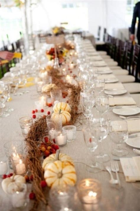 25 Beautiful Fall Wedding Table Decoration Ideas - Style Motivation