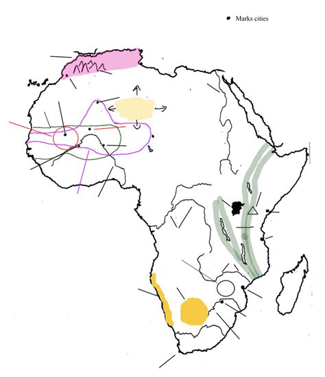 Historical & Political Physical Map - Medieval Africa Diagram | Quizlet