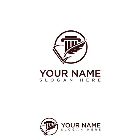 Law logo stylized creative design template 17273568 Vector Art at Vecteezy