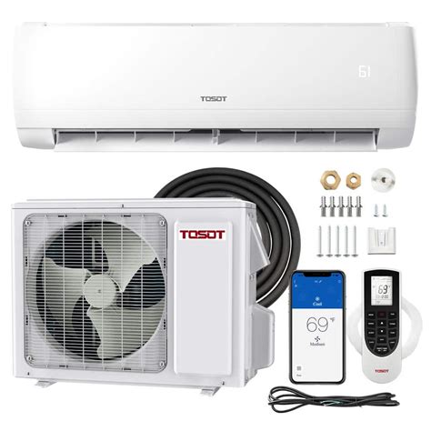 Tosot 18,000 BTU Mini-Split Air Conditioner, Wifi Enabled Inverter Heating System - 20 SEER2 ...