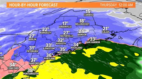 Maine weather forecast: Snow on the way Wednesday into Thursday ...