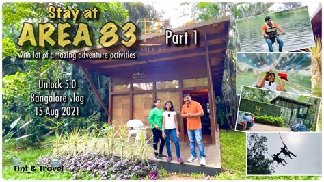 Chalet Stay at Area 83 Part 1| a luxury resort | adventure activities | 80 ft Sky Swing ...