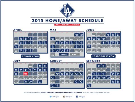 Dodgers Schedule Wallpaper - WallpaperSafari