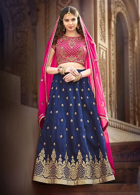 Top designer Banglori Silk Wedding Wear Lehenga Choli - Online Ethnic ...