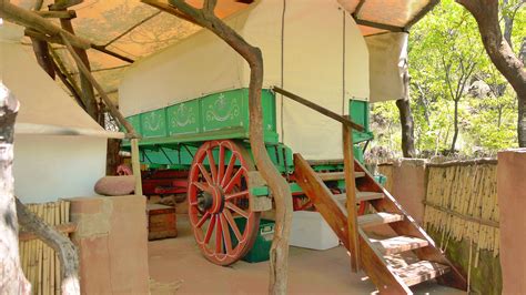 Ox Wagon you can stay in when visiting Tussen-I-Bome Guest Farm. www.tussenibome.co.za | Antique ...