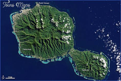 Tahiti Map - ToursMaps.com