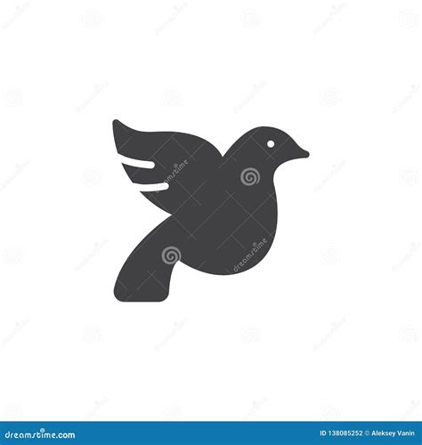 Wedding dove vector icon stock vector. Illustration of logo - 138085252