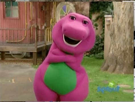 barney dinosaur hug Blank Template - Imgflip