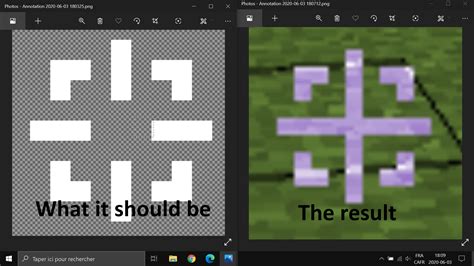 [Bedrock Edition] My crosshair is not what it should be . . . : r/Minecraft