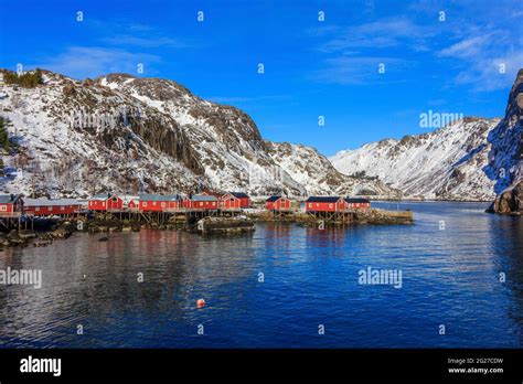 Fishing village (Lofoten Islands), Norway Stock Photo - Alamy