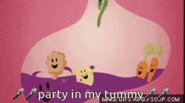 Party Time Tummy GIF - Party time Tummy Food - Discover & Share GIFs