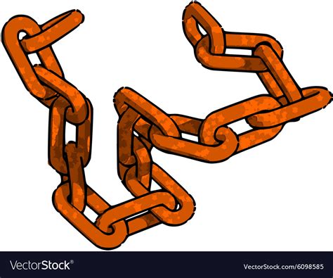 Rust chain Royalty Free Vector Image - VectorStock