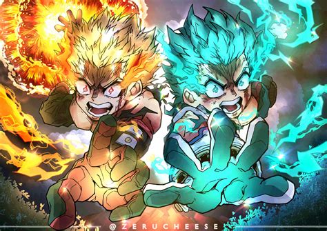 Bakugou and Deku Heroes Rising by zerucheese on DeviantArt