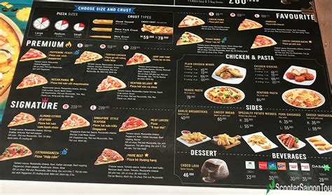 dominos-pizza-menu-Tan-Son-Nhat-International-Airport-2 - Scooter Saigon Tours