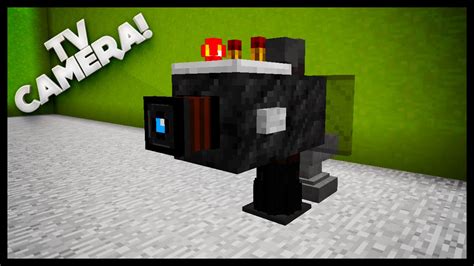 Minecraft: How To Make A TV Camera - YouTube