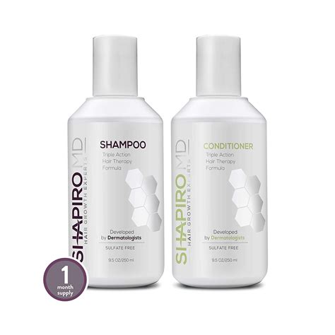 Hair Loss Shampoo and Conditioner | All-Natural DHT Blockers for Thinning Hair Developed by ...