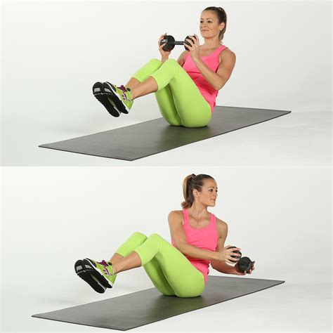 Russian Twist | Effective Abs Workout | POPSUGAR Fitness Photo 2