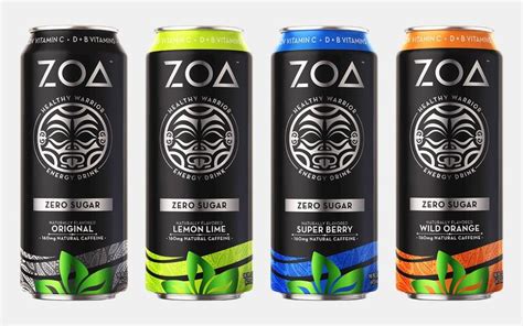 ZOA Zero Sugar Energy Drinks | Drinks, Energy drinks, Natural caffeine