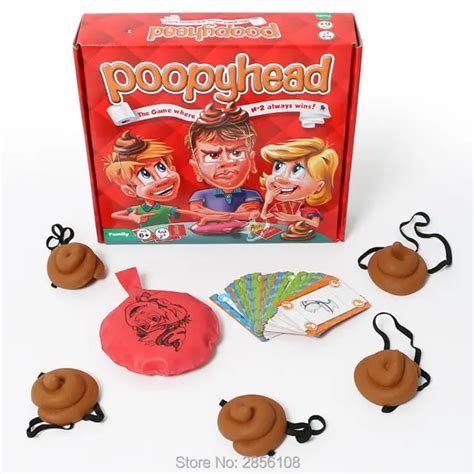 Funny Poopyhead Card Game The Game Where Number 2 Always Wins!Parent child Interactive Gadgets ...