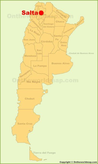 Salta Maps | Argentina | Maps of Salta