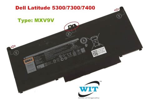 MXV9V Laptop Battery for Dell Latitude 5300 5310 7300 7400 E5300 E7300 ...