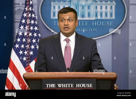 White House Principal Deputy Press Secretary Raj Shah makes an opening ...