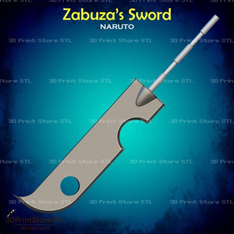 Zabuza Sword Cosplay Naruto Shippuden - 3D Model by 3dprintstorestl