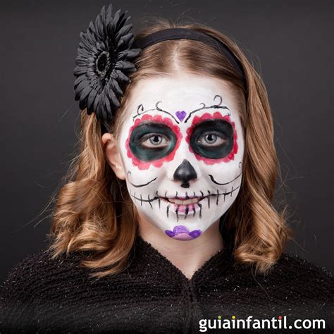 Maquillaje de la calavera mexicana