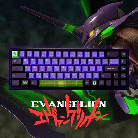 EVA Mecha-01 Keycap, 134 phím PBT Keycaps Cherry Profile DYE-SUB EVA ...