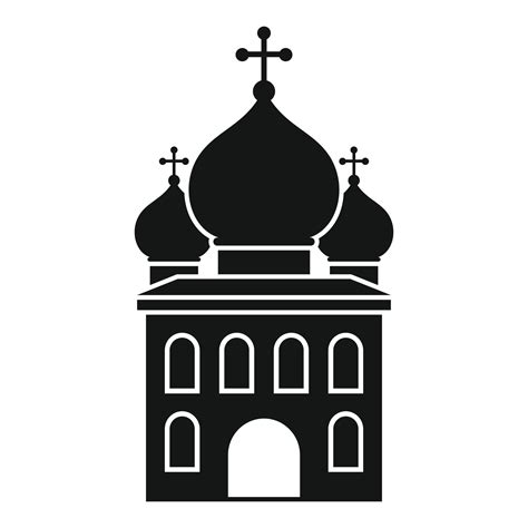 Orthodox church icon, simple style 14552986 Vector Art at Vecteezy