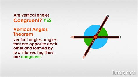 Vertical Angles - Definition, Theorem & Examples