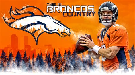 Denver Broncos Peyton Manning Broncos Country Wall by DenverSportsWalls ...