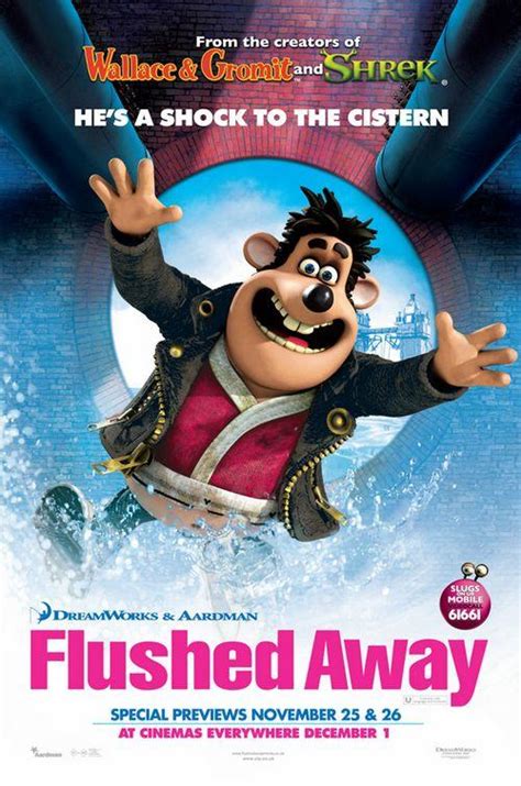 Flushed Away (2006) - Poster UK - 500*755px