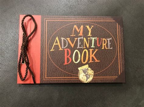 My Adventure Book DIY Pixar up Themed Scrapbook Album 80 - Etsy