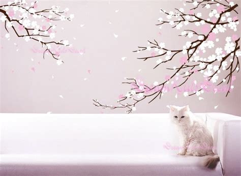 Cherry Blossoms Wall Decal Wall Sticker Tree Decals-dk006 - Etsy