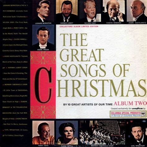 The Great Songs Of Christmas – Vinyl (LP, Compilation, Album), 1962 ...