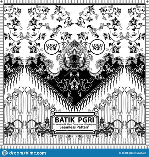 547 Background Batik Pgri Vector Images & Pictures - MyWeb