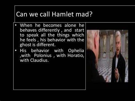 Was Hamlet Mad? Essay Example - PHDessay.com