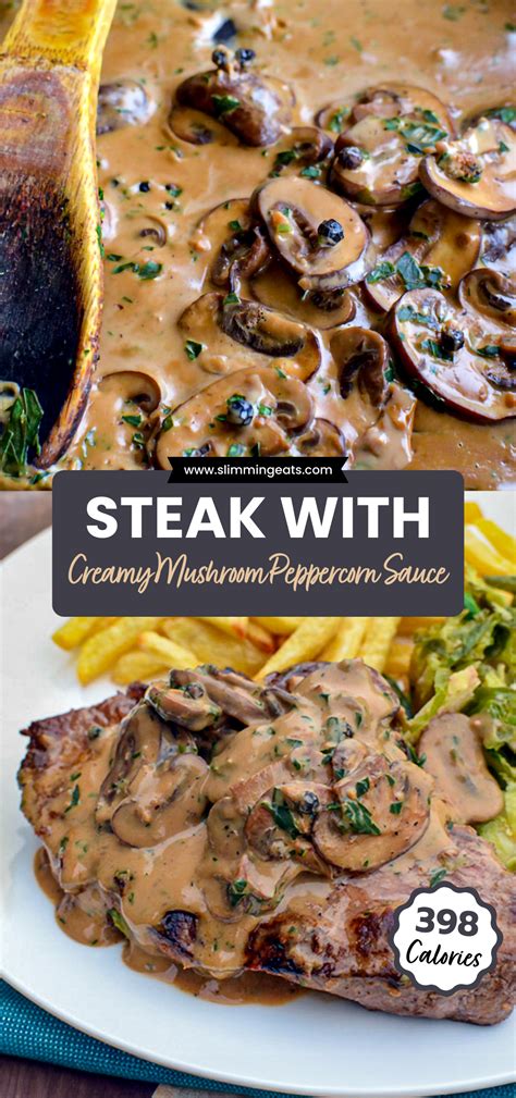 Enjoy the irresistible taste sensation of our Perfectly Cooked Steak with Creamy Mushroom ...