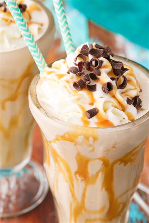 Cold Brew Caramel Coffee Milkshakes | Love and Olive Oil