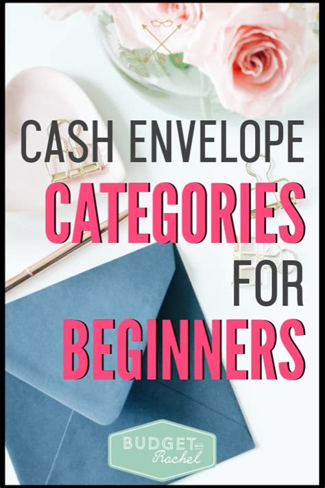 Cash Envelope System Categories For Beginners - Budget with Rachel