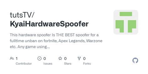 GitHub - tutsTV/KyaiHardwareSpoofer: This hardware spoofer Is THE BEST spoofer for a fulltime ...