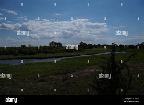 river bank landscape Stock Photo - Alamy