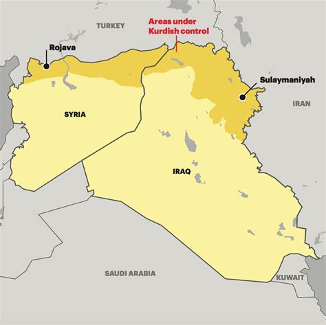 Syria and Iraq map :: Behance