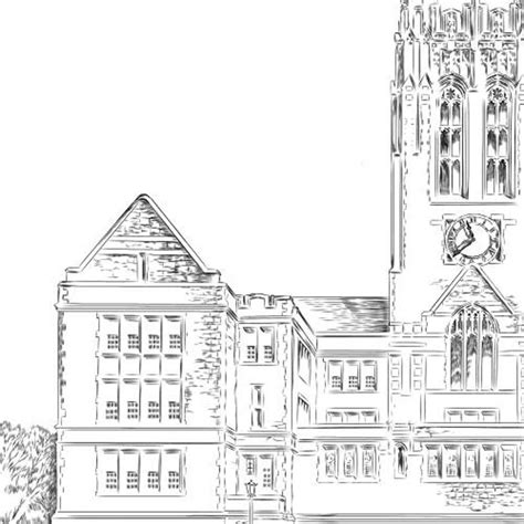 Boston College Art Print Boston Hand Drawn Tech State | Etsy
