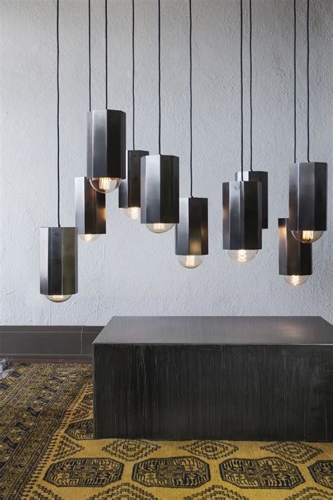 Hexes and Globes. .. | Industrial light fixtures, Modern lighting design, Industrial lighting design